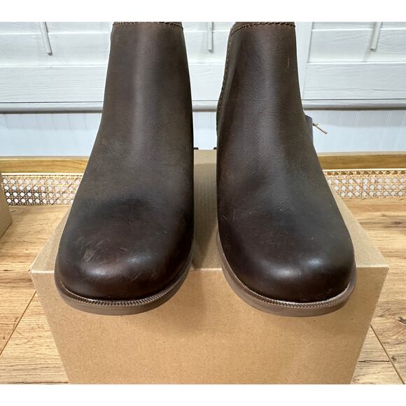 Teva Rapid Anaya Chelsea Brown Boots Waterproof Leather Size 9 NWOB Stylish Warm - Picture 5 of 12